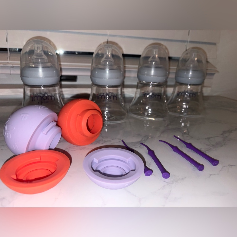 10-Piece Baby Bundle – mōmi Glass Bottles+Cleaning Tools+Silicone Sensory Balls - Picture 3 of 15